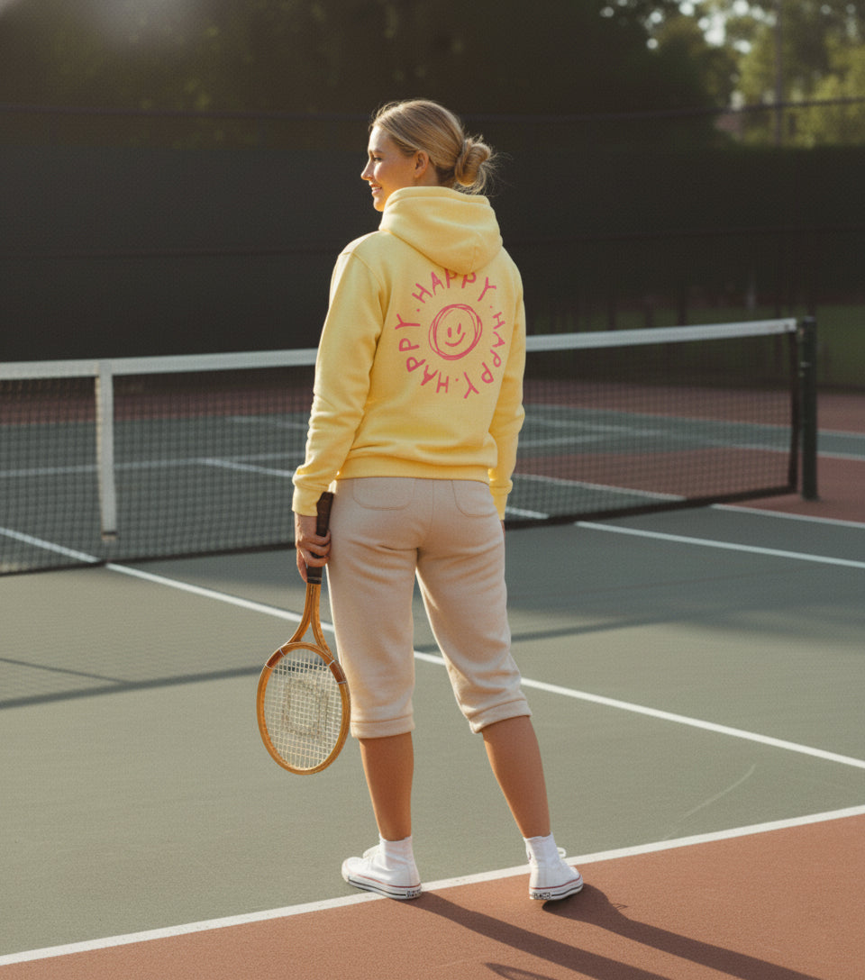 SUDADERA HAPPY AMARILLA