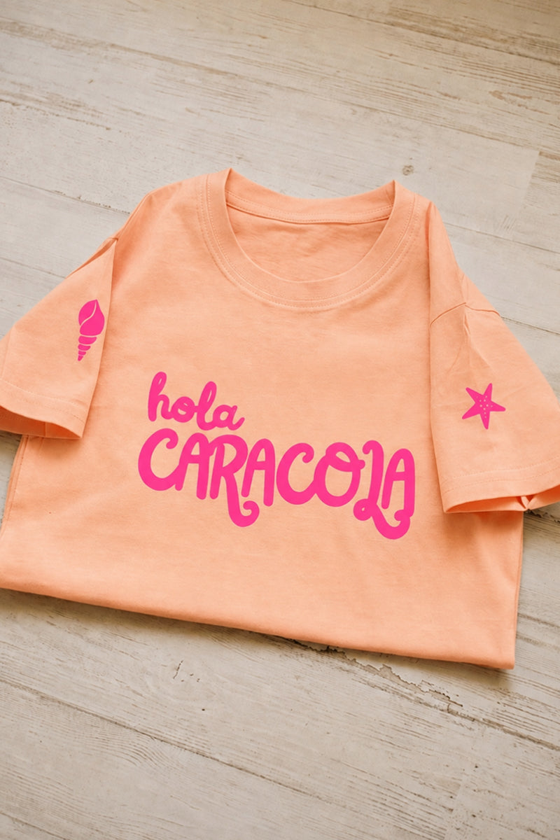 HOLA CARACOLA PEACH & ROSA NEÓN