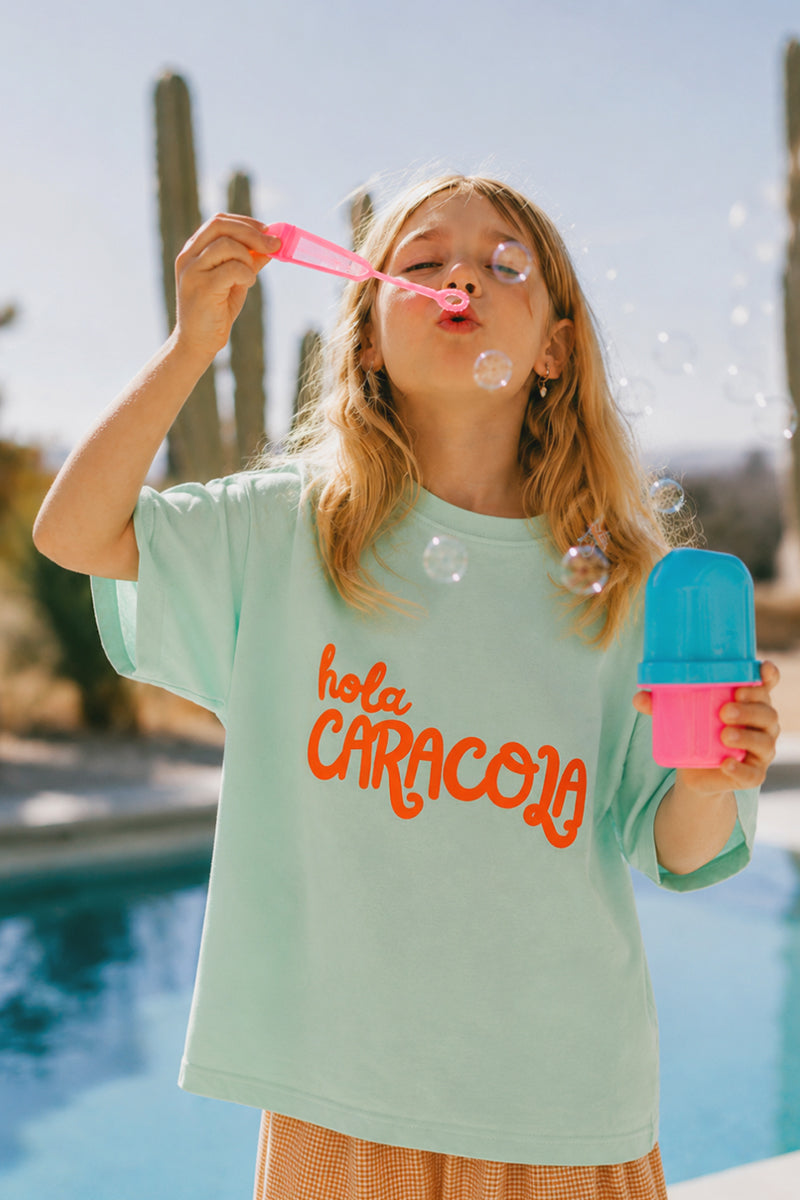 HOLA CARACOLA MINT & NARANJA NEÓN