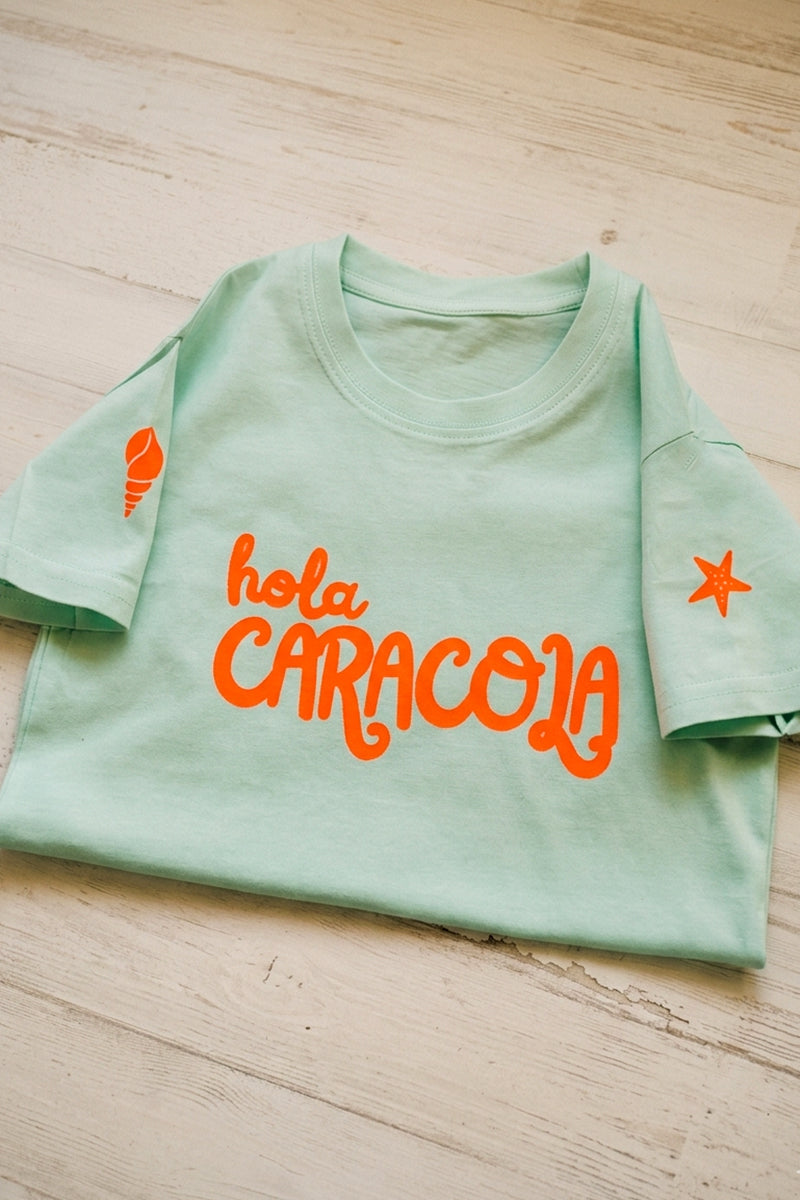 HOLA CARACOLA MINT & NARANJA NEÓN
