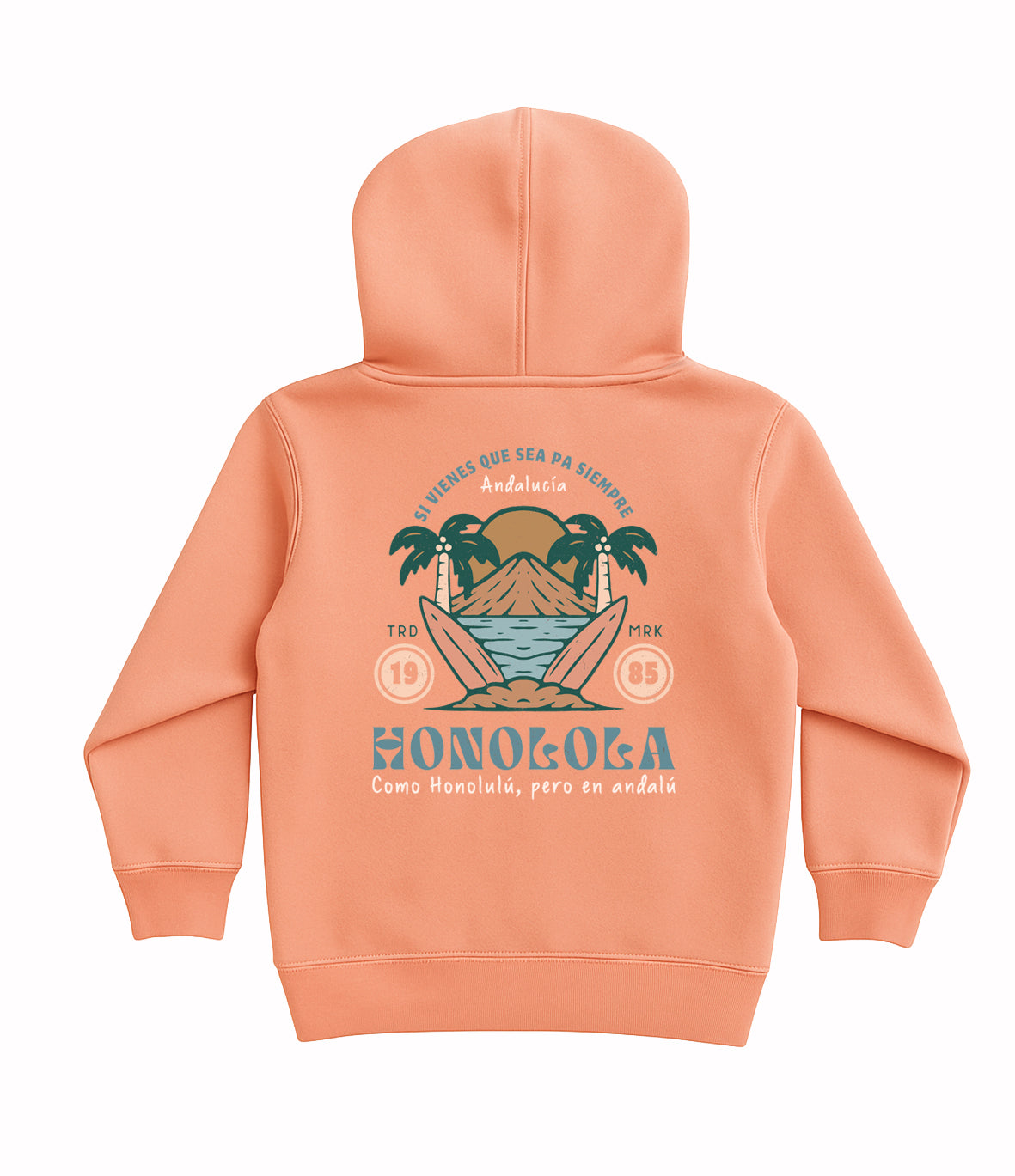 SUDADERA HONOLULÚ - SALMÓN