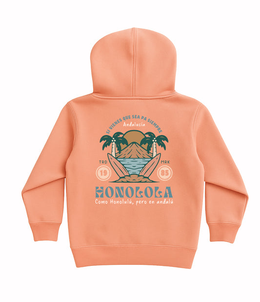 SUDADERA HONOLULÚ - SALMÓN
