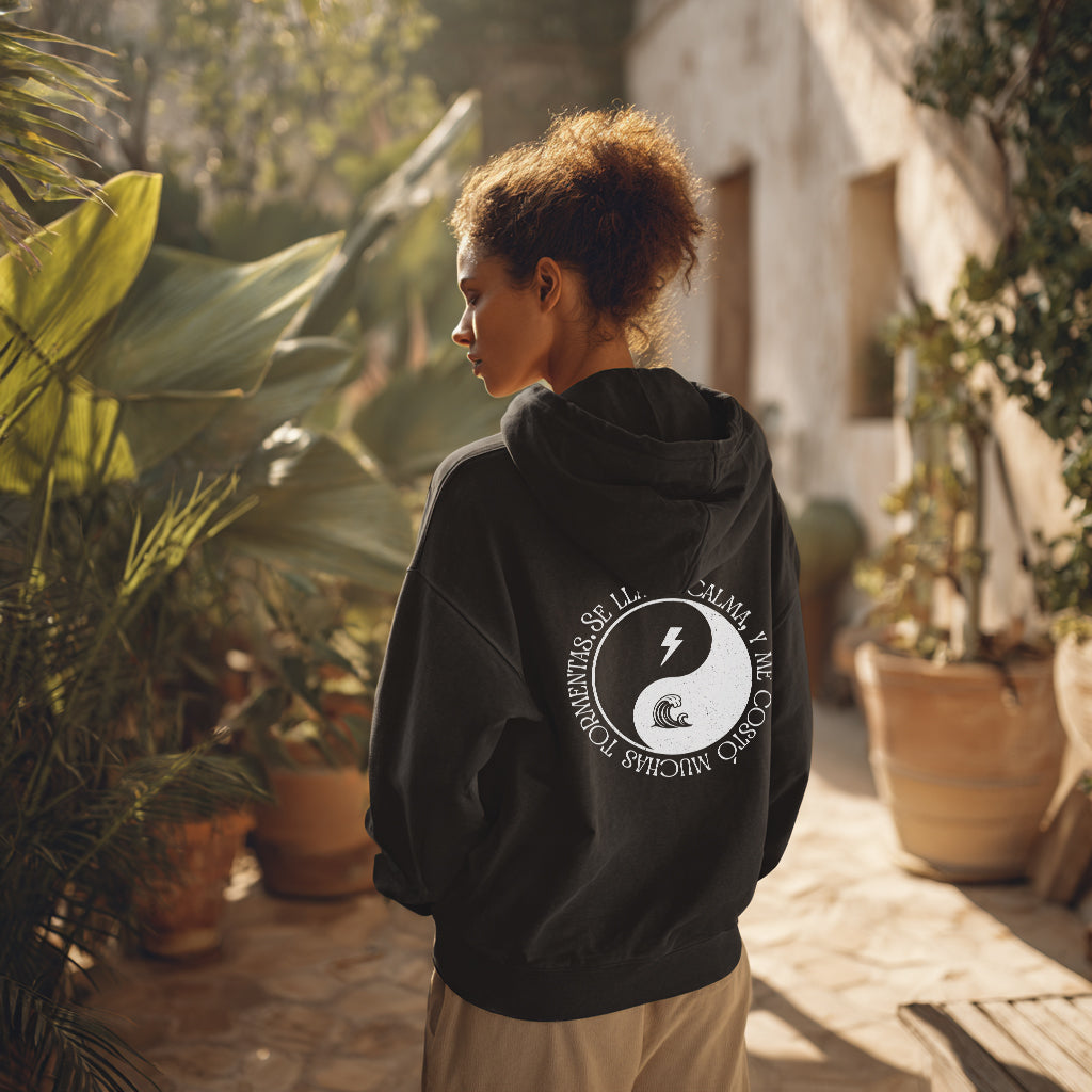SUDADERA YING YANG  ¡con mensajes especiales!