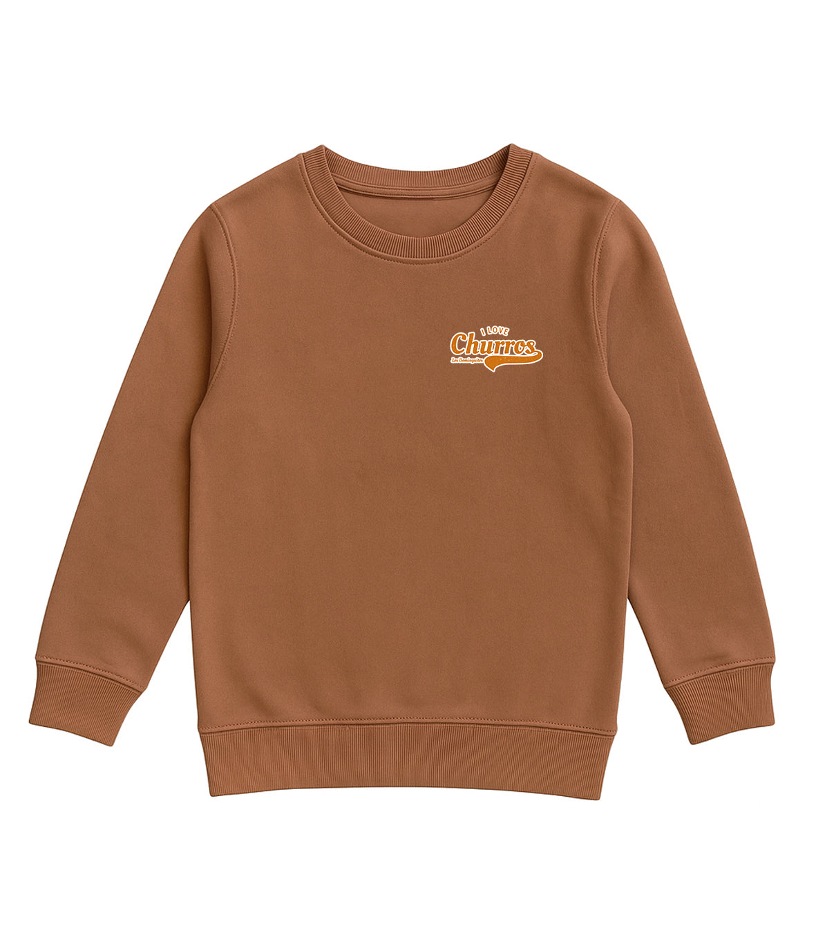 SUDADERA I LOVE CHURROS - CHOCO