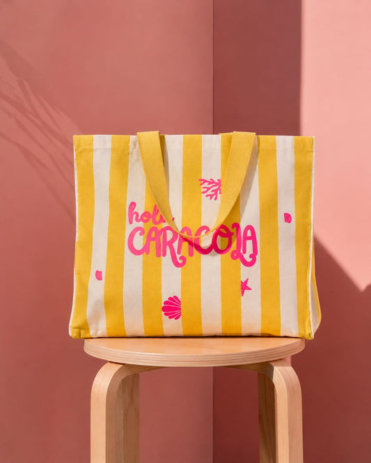 BOLSA DE PLAYA - HOLA CARACOLA