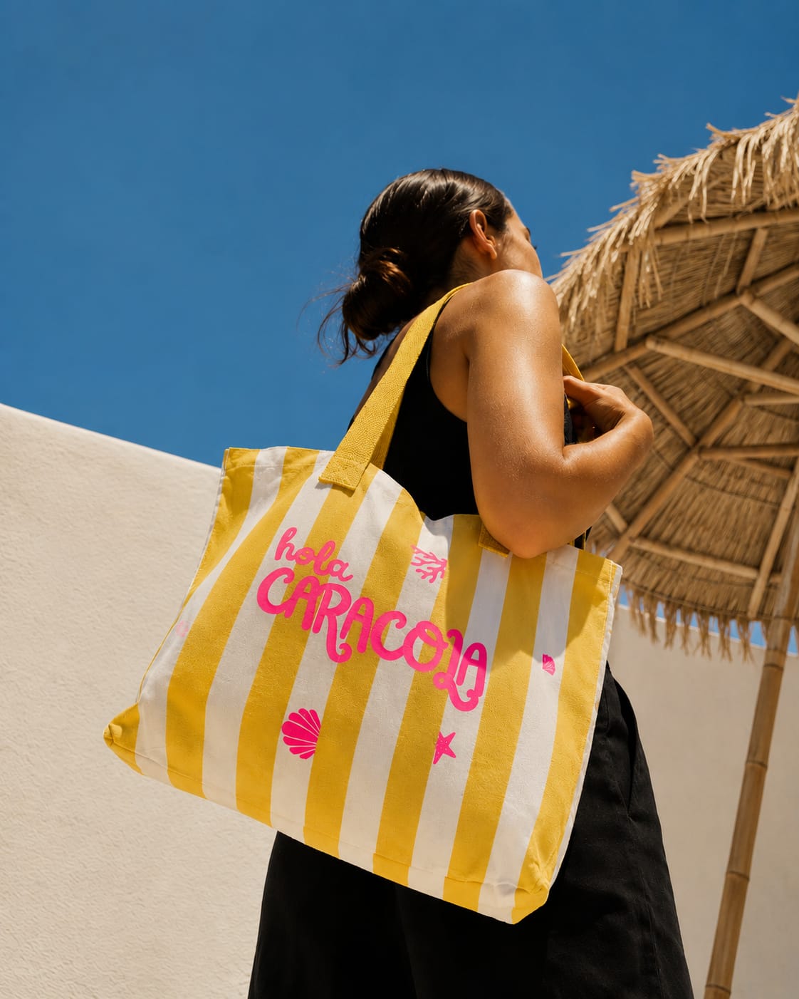 BOLSA DE PLAYA - HOLA CARACOLA