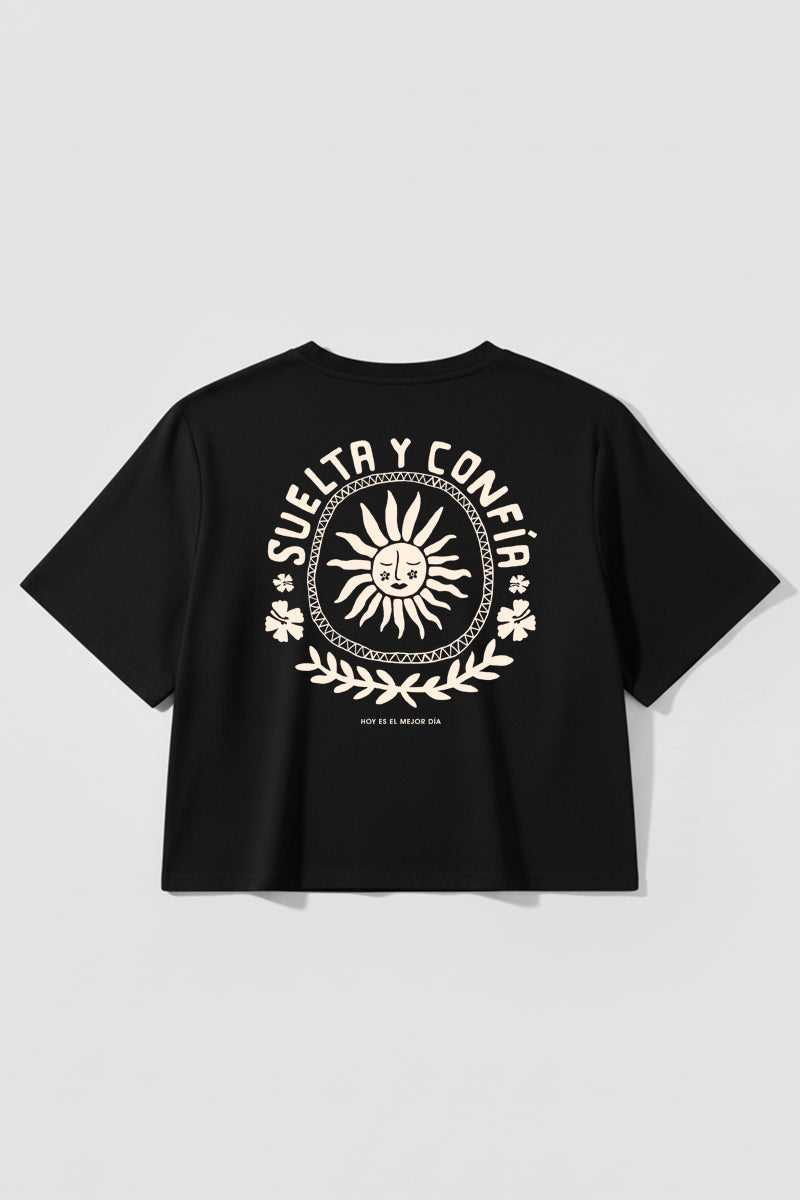 VIVE YOGA - SUELTA Y CONFÍA NEGRA