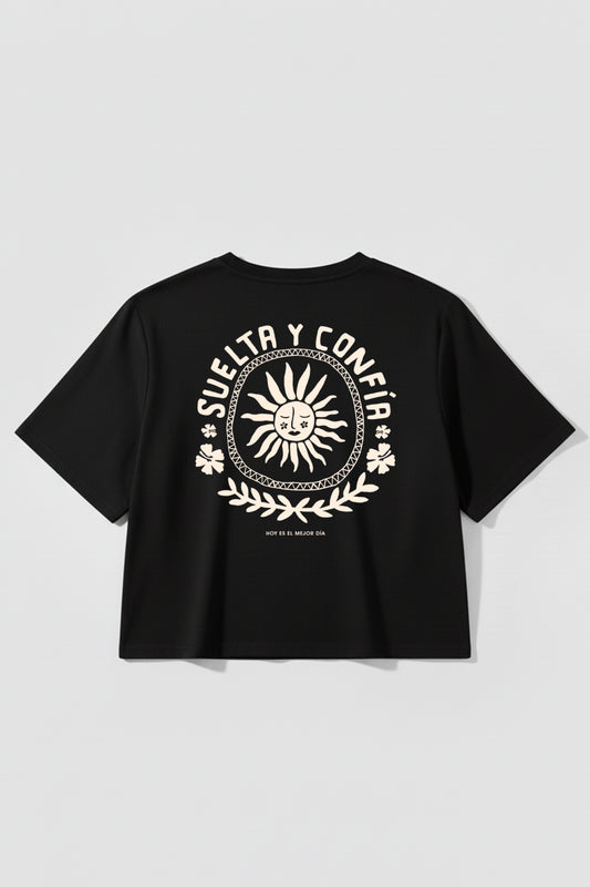 VIVE YOGA - SUELTA Y CONFÍA NEGRA