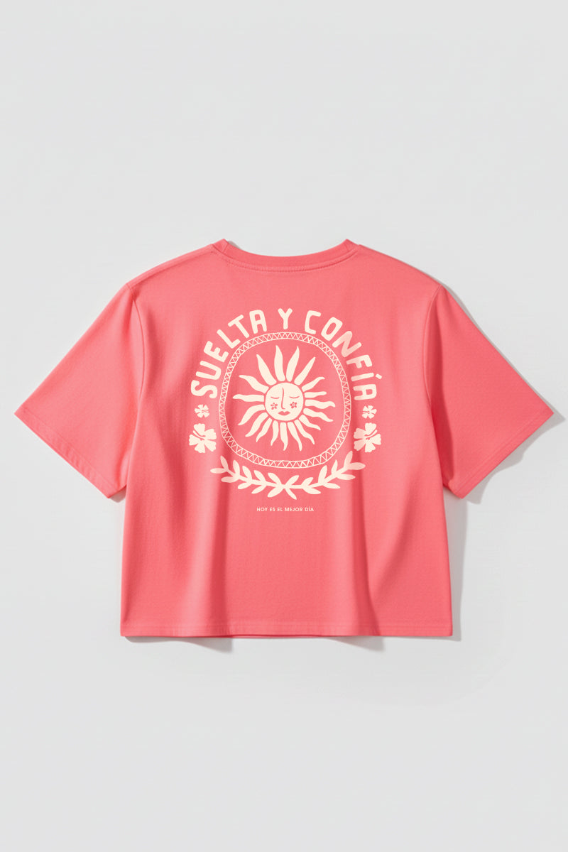 VIVE YOGA - SUELTA Y CONFÍA ROSA