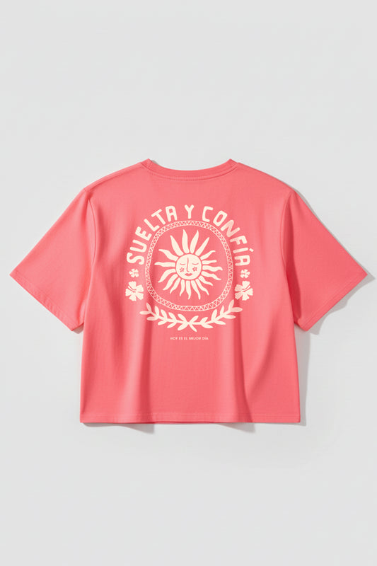 VIVE YOGA - SUELTA Y CONFÍA ROSA