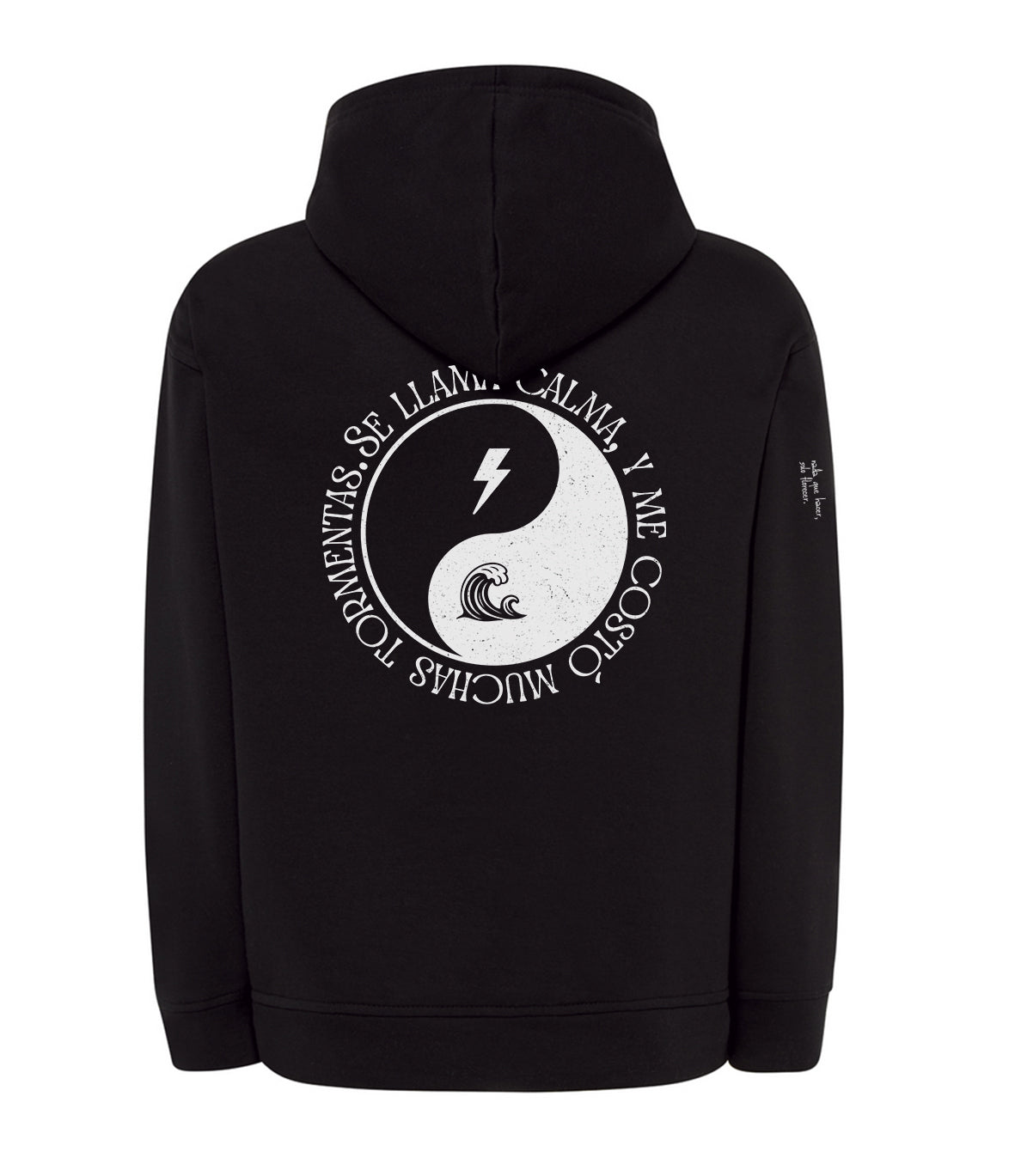 SUDADERA YING YANG  ¡con mensajes especiales!