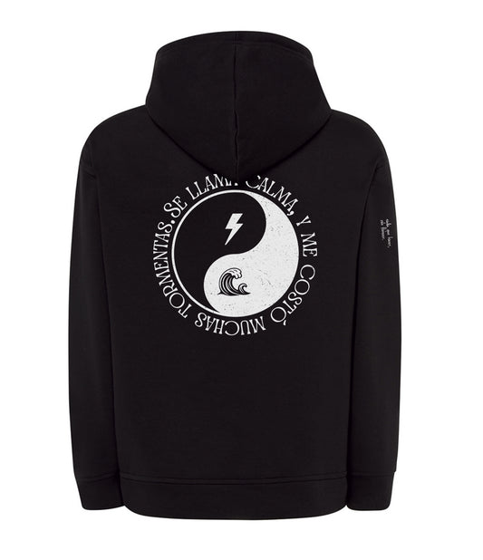 SUDADERA YING YANG  ¡con mensajes especiales!