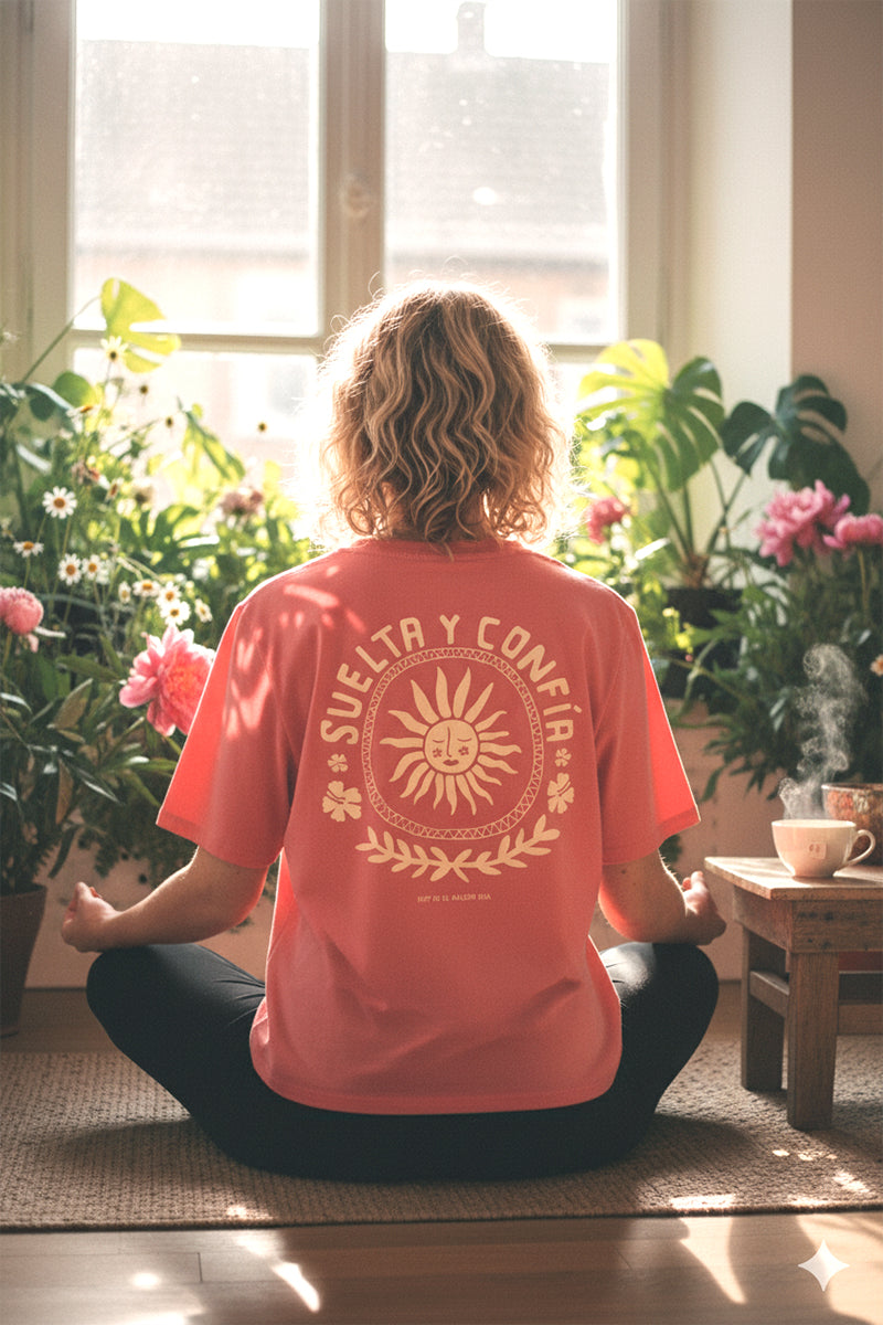 VIVE YOGA - SUELTA Y CONFÍA ROSA