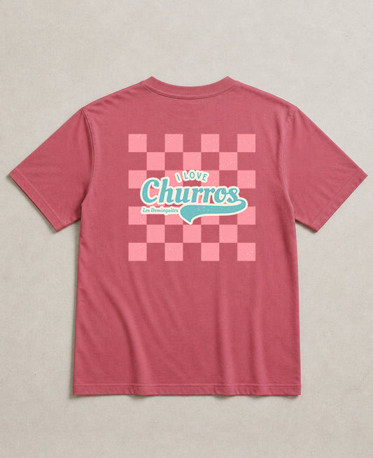 I LOVE CHURROS ROSA VINTAGE